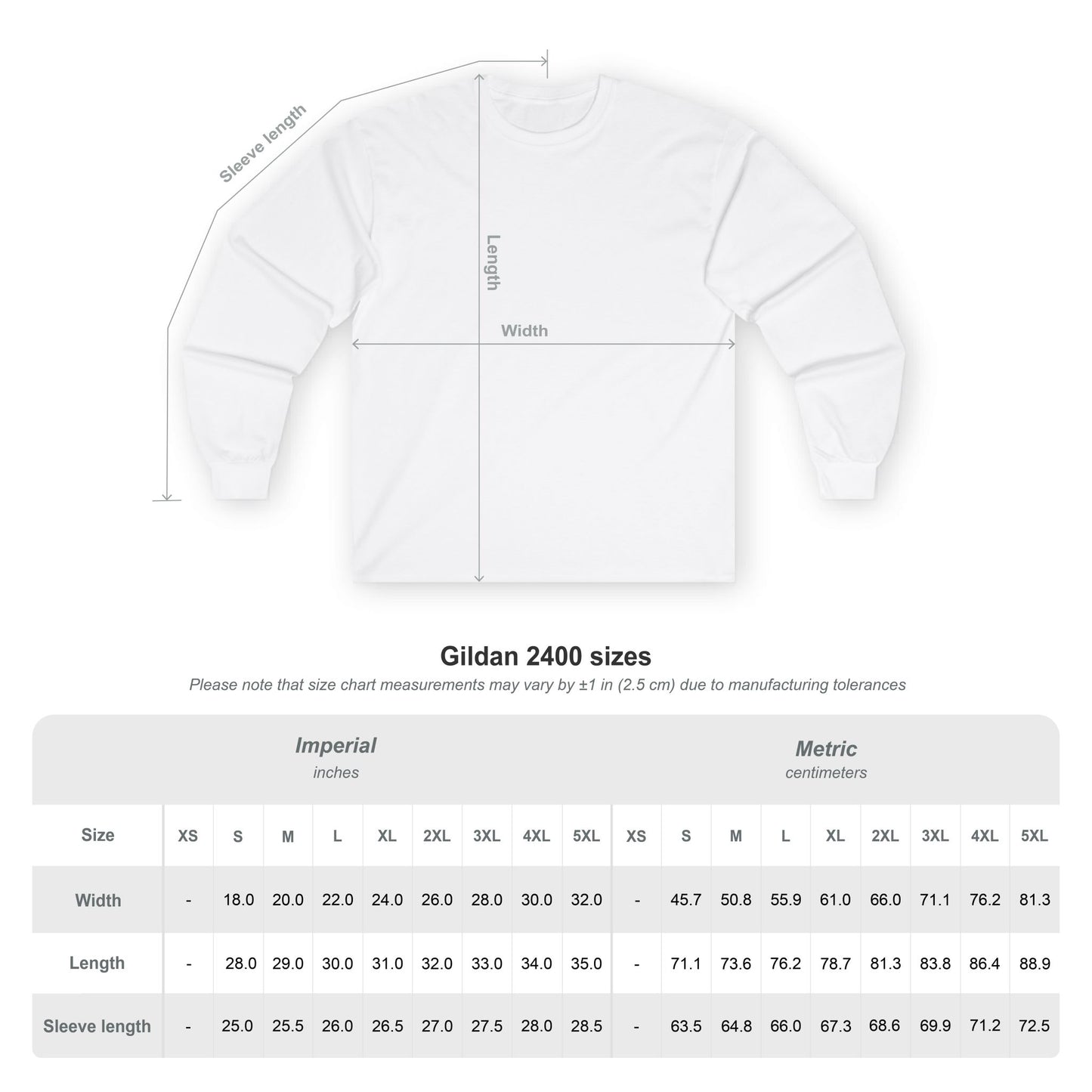 Unisex Ultra Cotton Long Sleeve Tee – Comfortable Casual Wear for Everyday Style