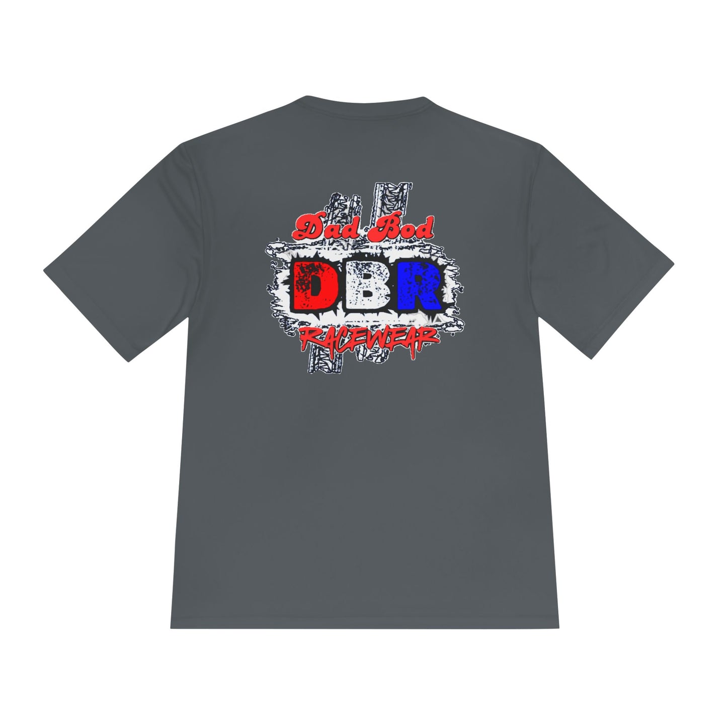 Unisex Moisture Wicking Tee - Dad Bod Graphic T-Shirt for Active Lifestyle