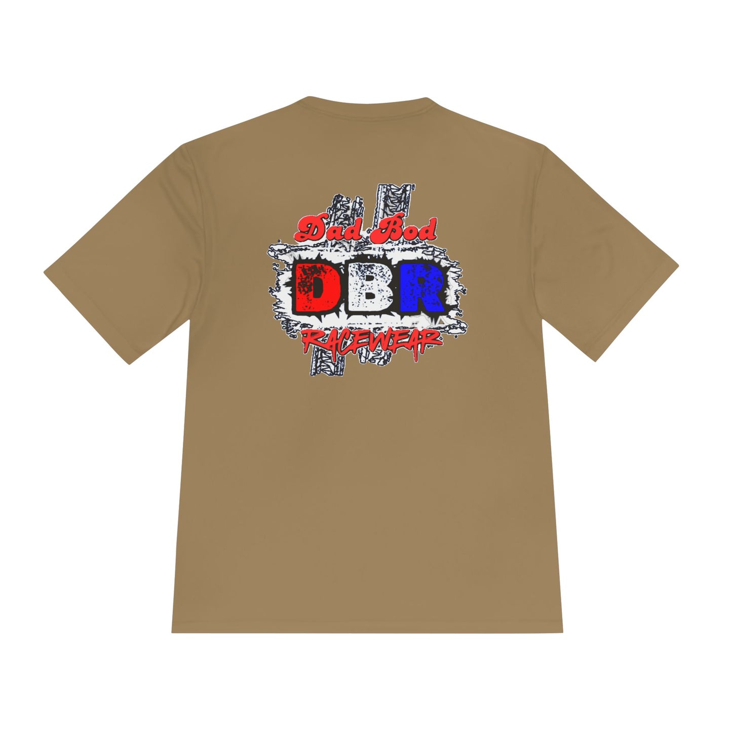 Unisex Moisture Wicking Tee - Dad Bod Graphic T-Shirt for Active Lifestyle