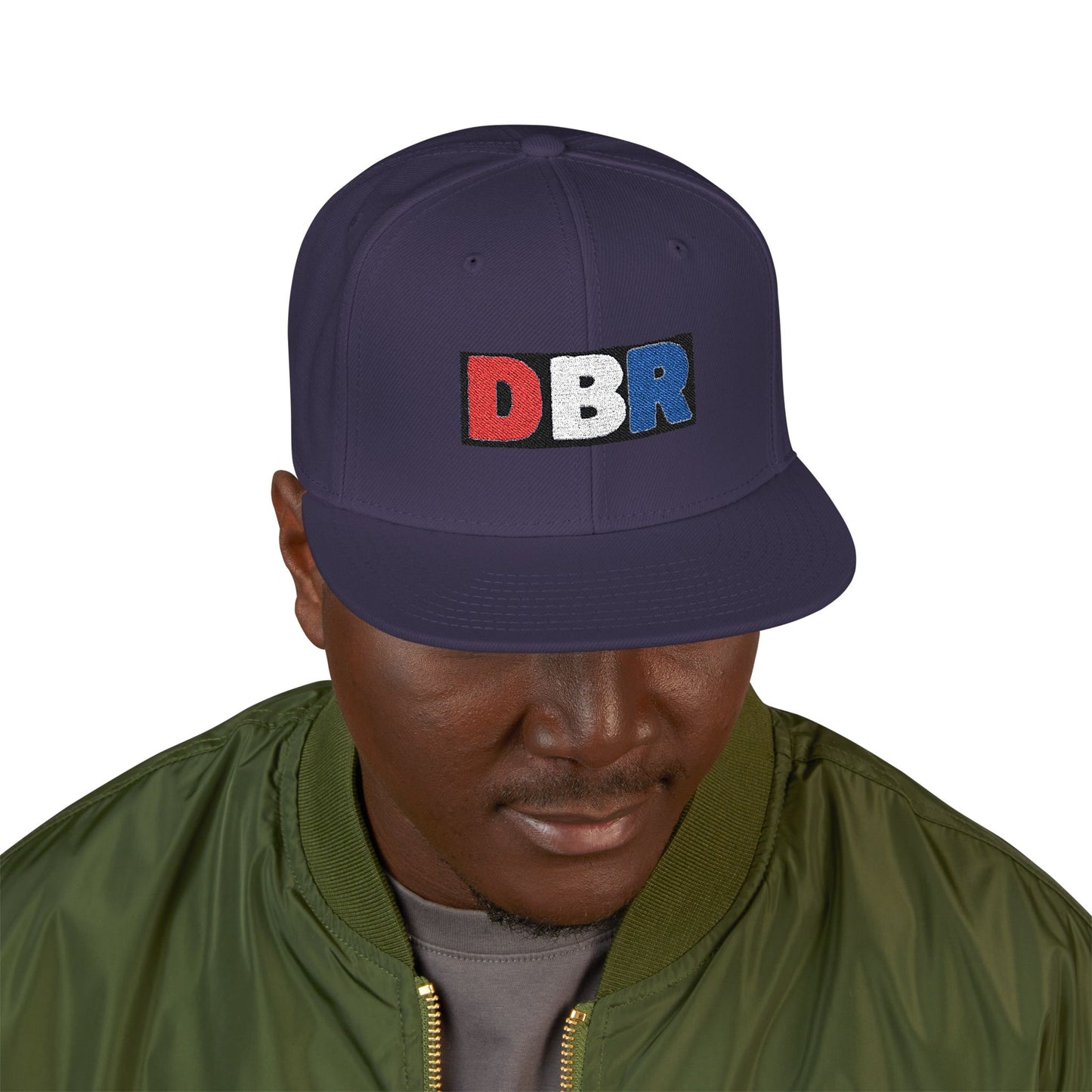 DBR Embroidered Snapback Cap