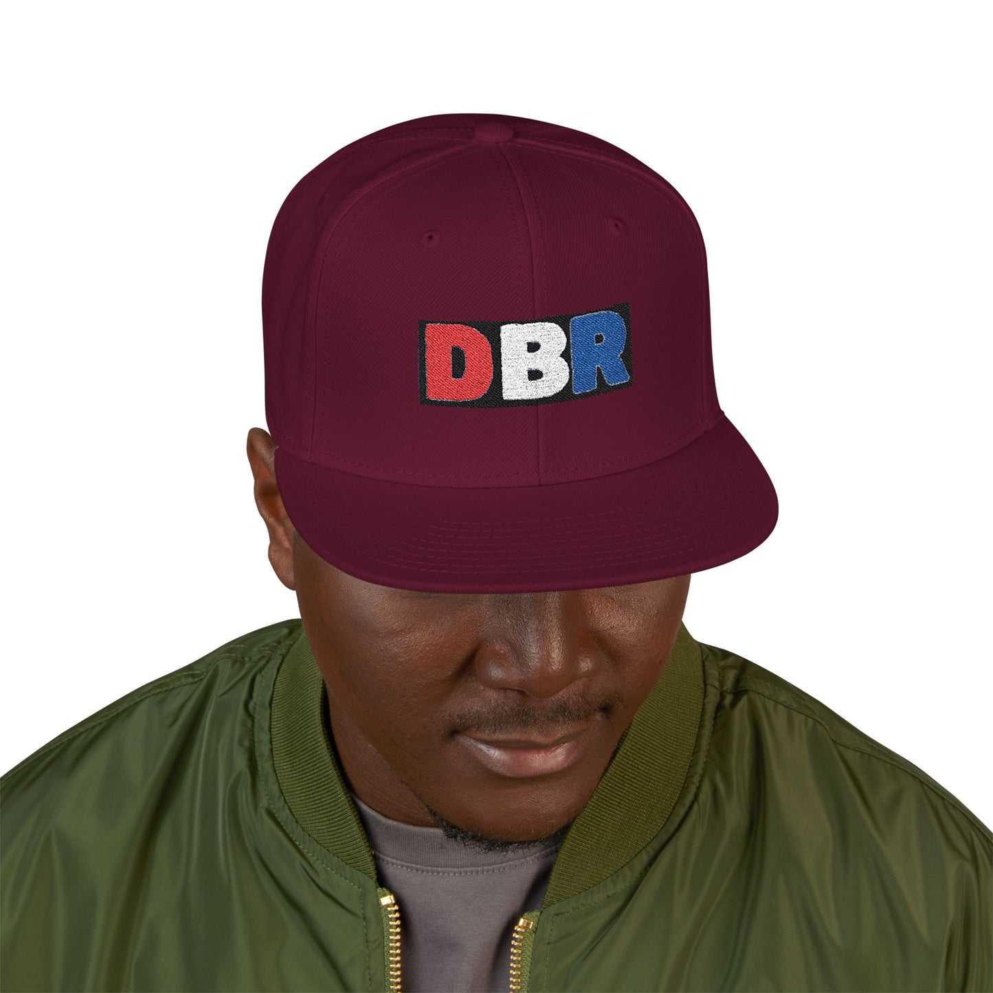 DBR Embroidered Snapback Cap