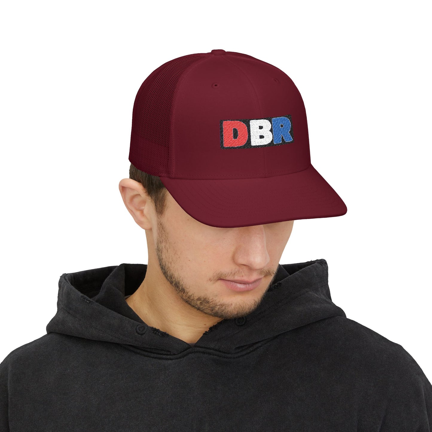 DBR Embroidered Snapback Trucker Cap