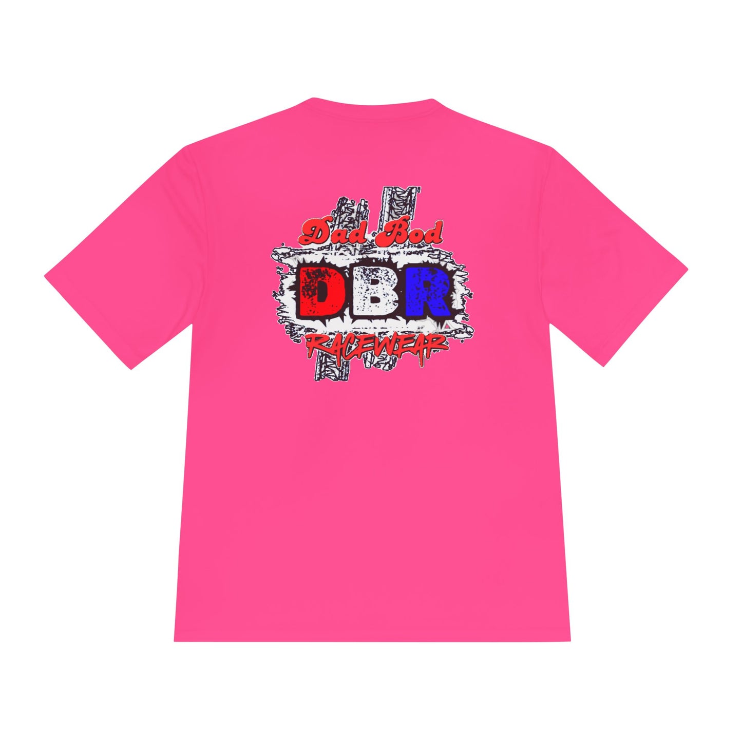 Unisex Moisture Wicking Tee - Dad Bod Graphic T-Shirt for Active Lifestyle