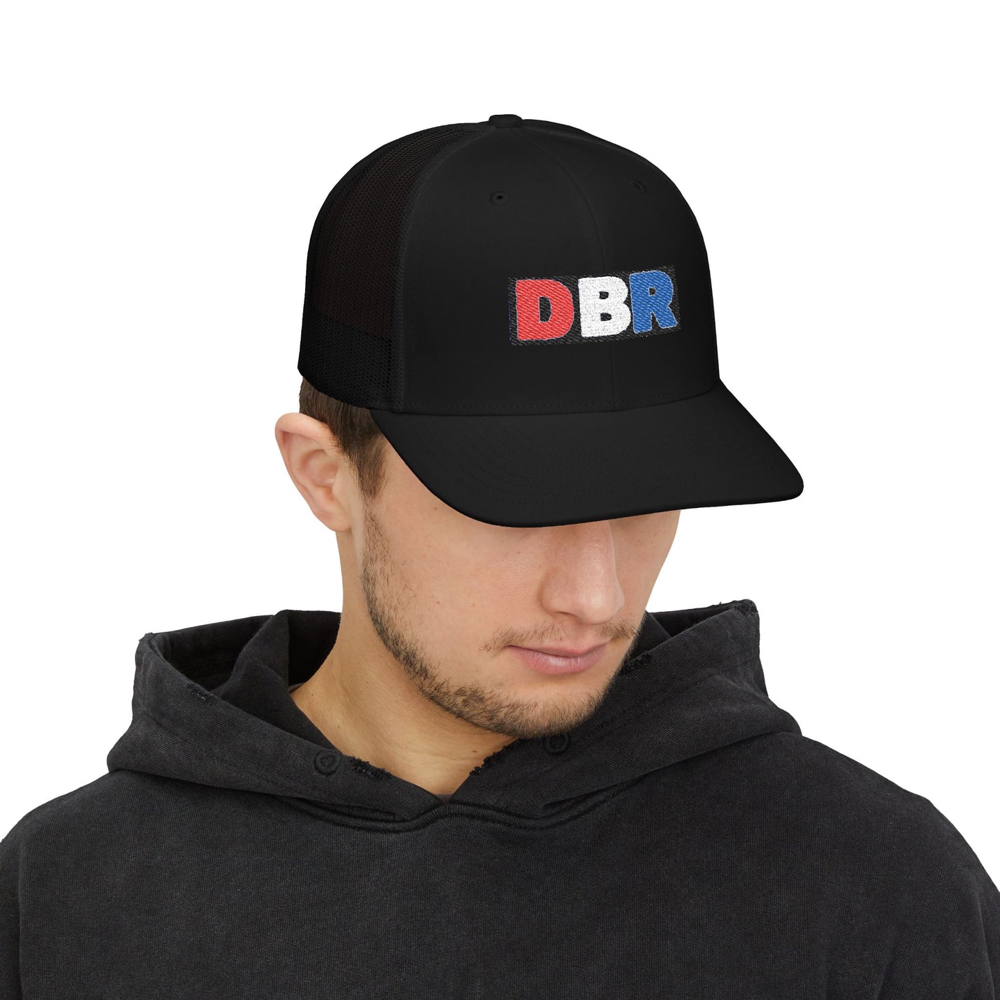 DBR Embroidered Snapback Trucker Cap