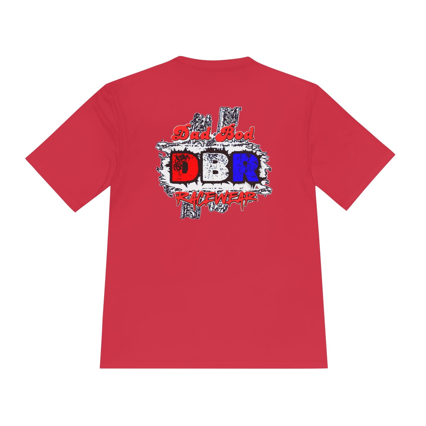 Unisex Moisture Wicking Tee - Dad Bod Graphic T-Shirt for Active Lifestyle