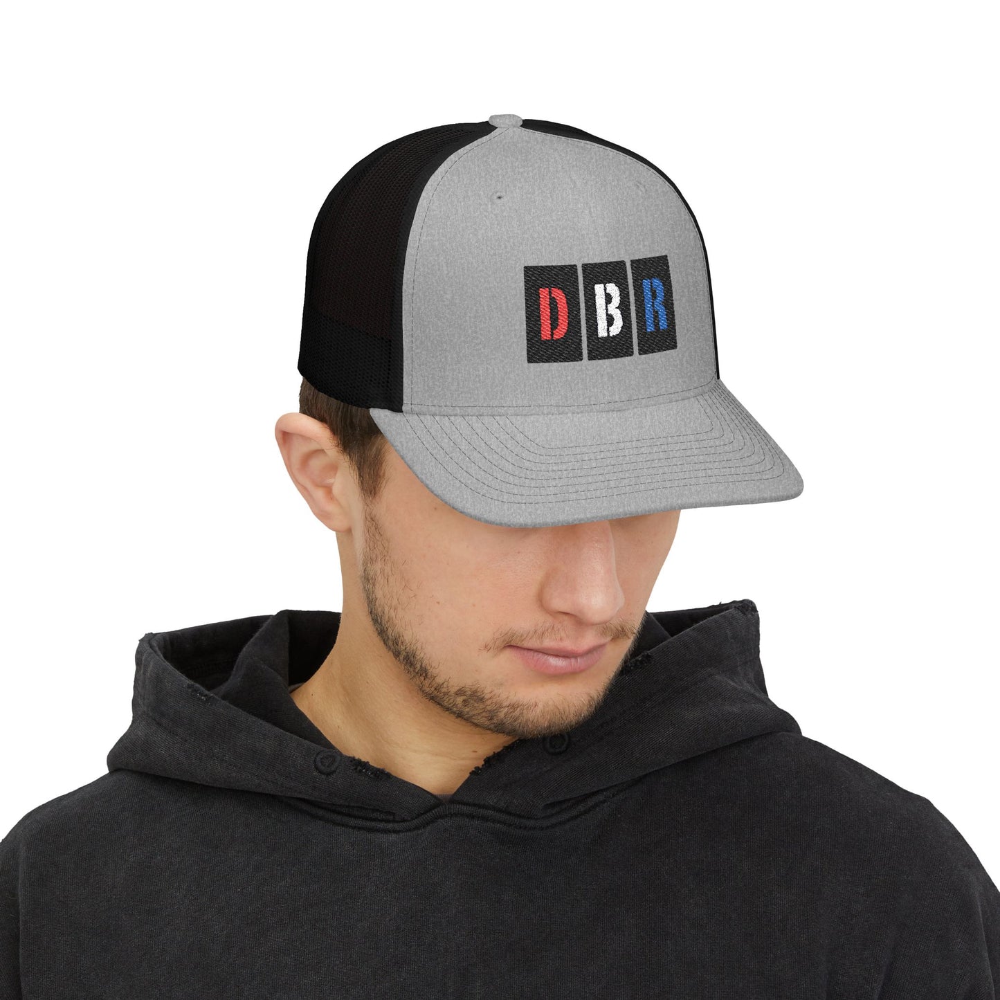 DBR Embroidered Snapback Trucker Cap