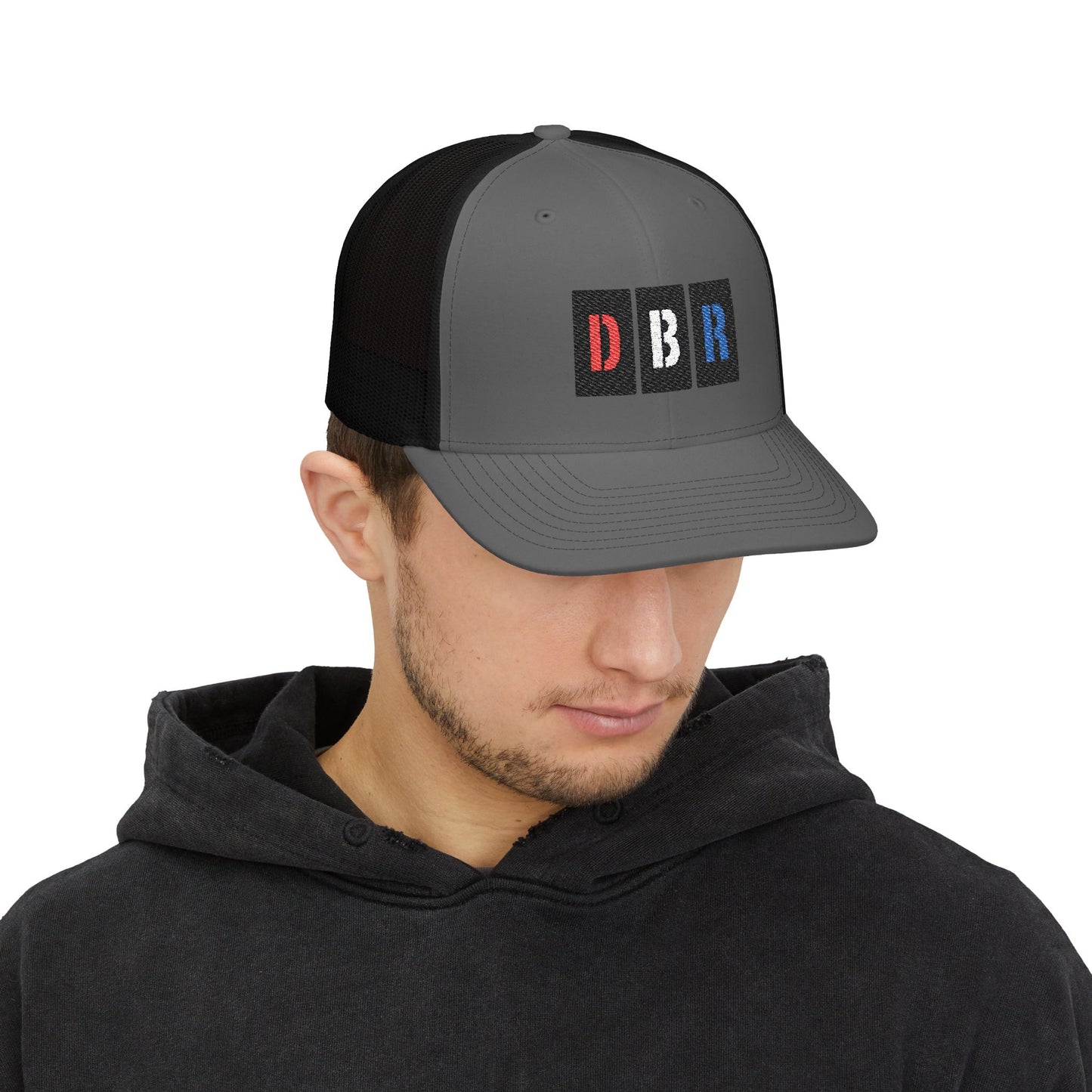 DBR Embroidered Snapback Trucker Cap
