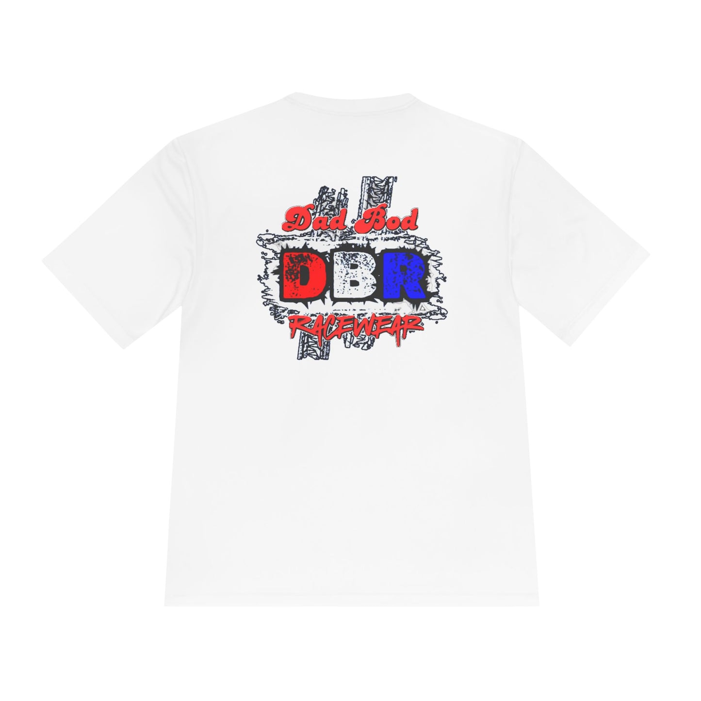 Unisex Moisture Wicking Tee - Dad Bod Graphic T-Shirt for Active Lifestyle