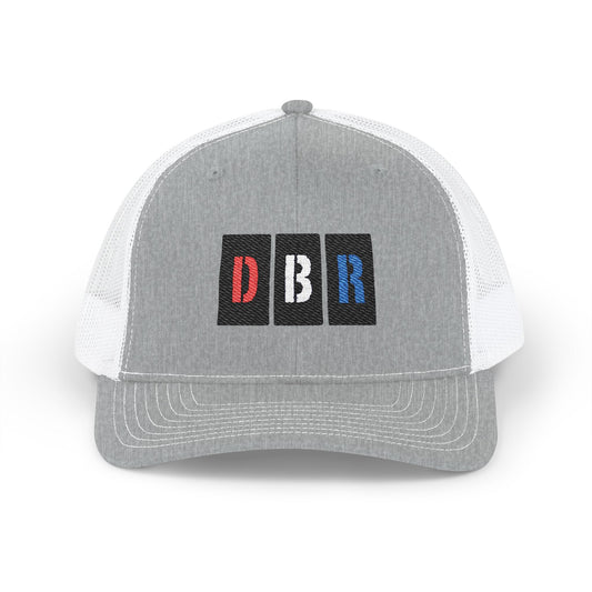 DBR Embroidered Snapback Trucker Cap