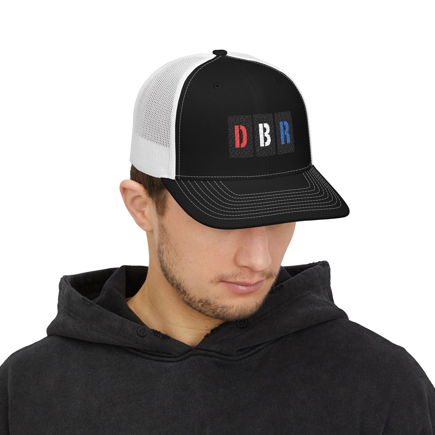 DBR Embroidered Snapback Trucker Cap
