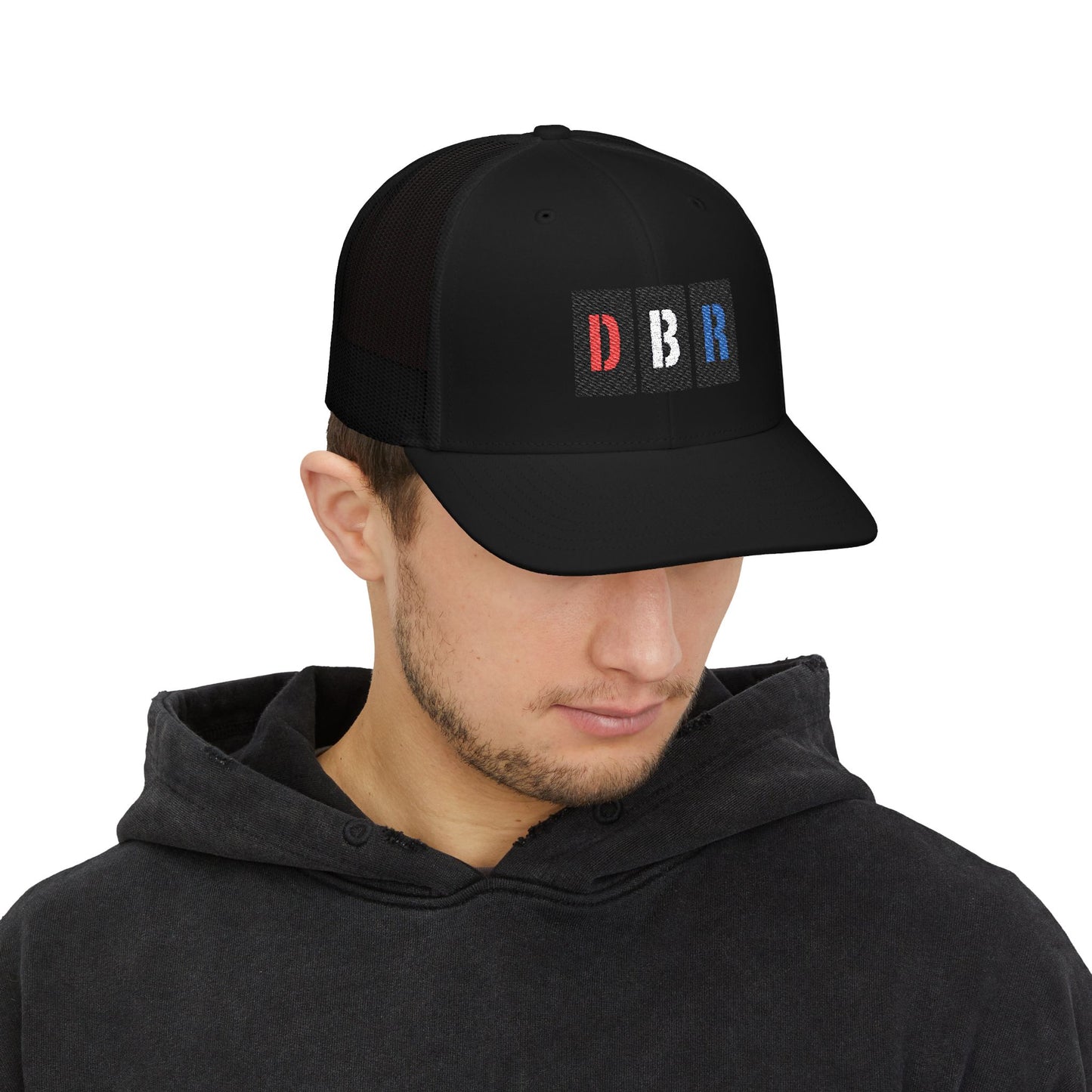 DBR Embroidered Snapback Trucker Cap