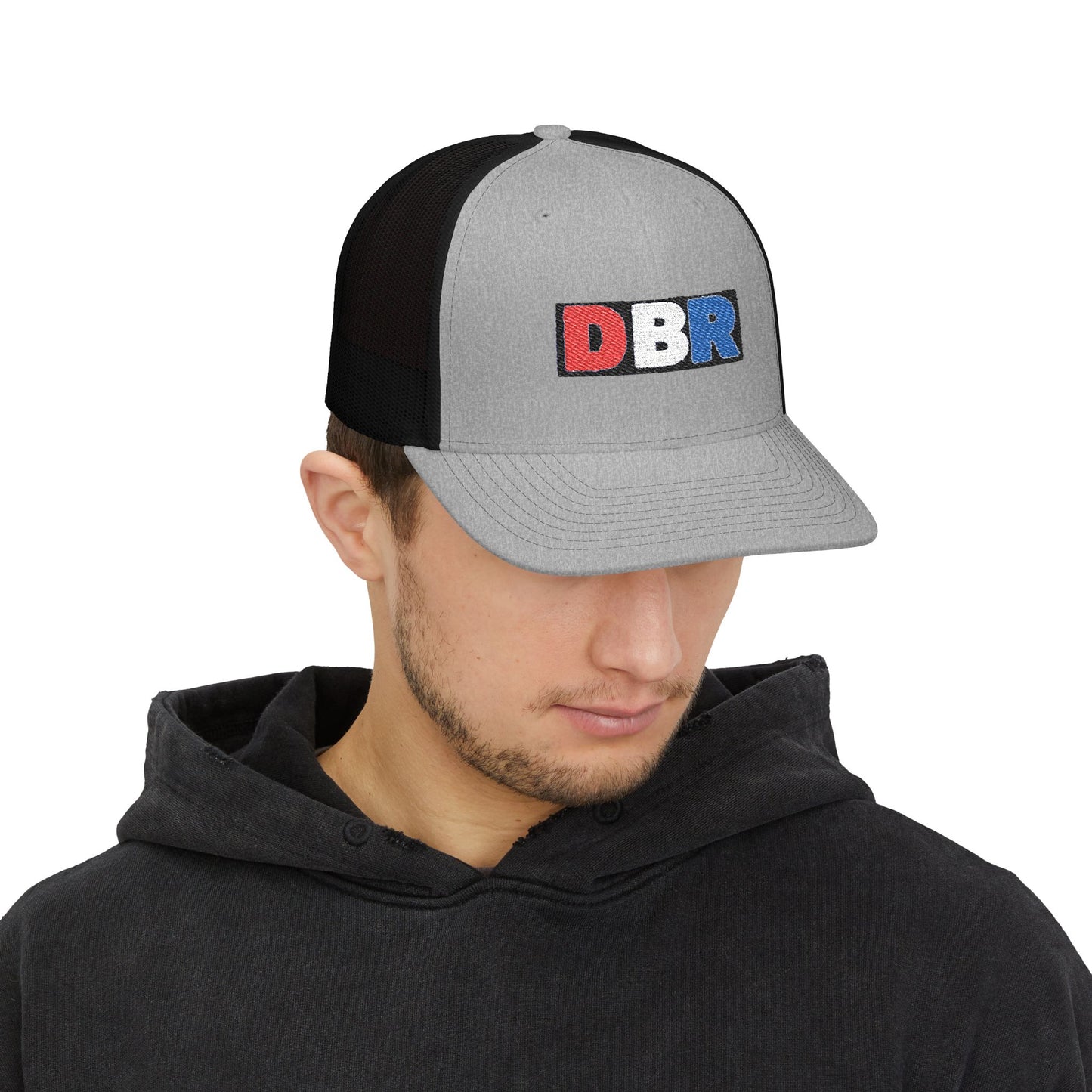 DBR Embroidered Snapback Trucker Cap