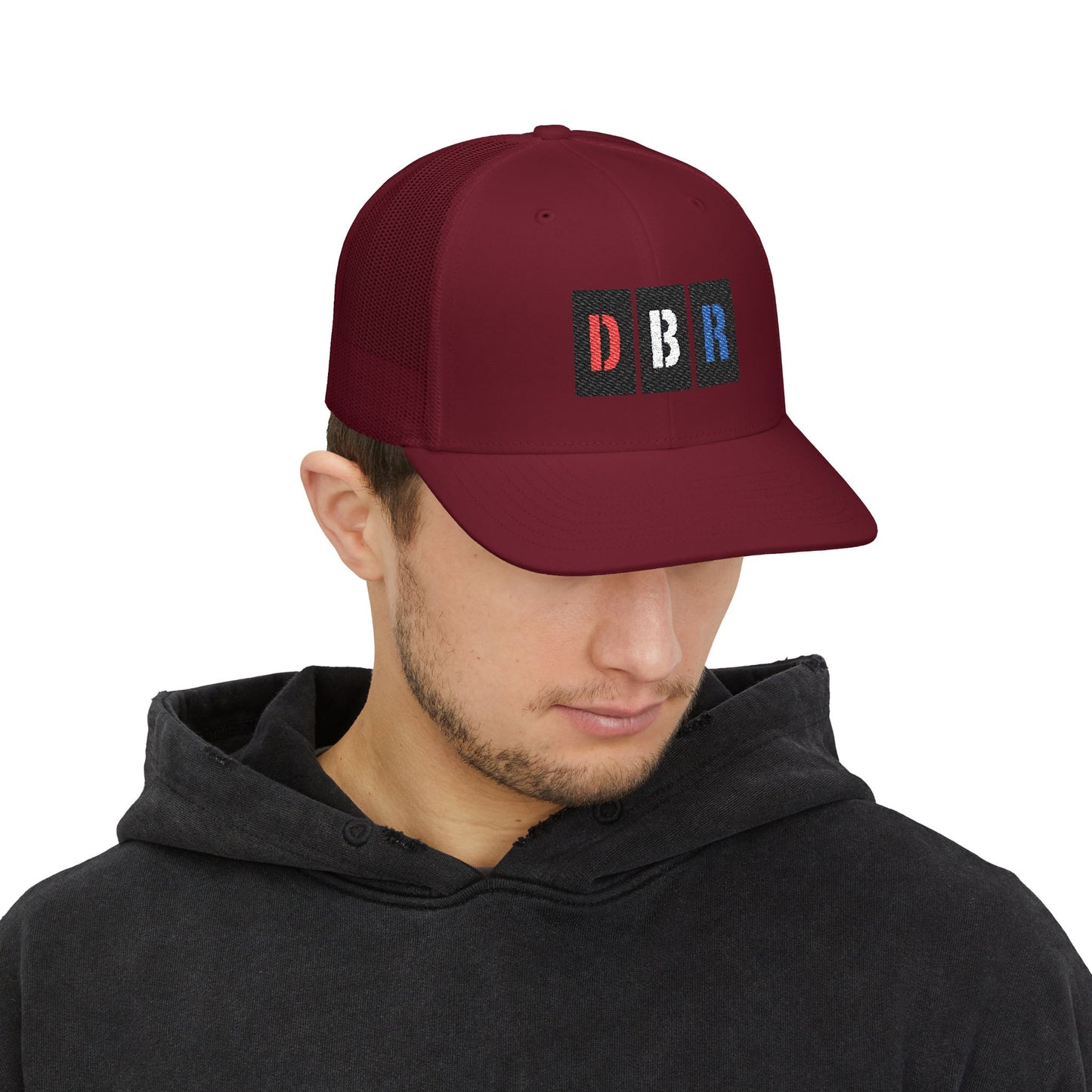DBR Embroidered Snapback Trucker Cap