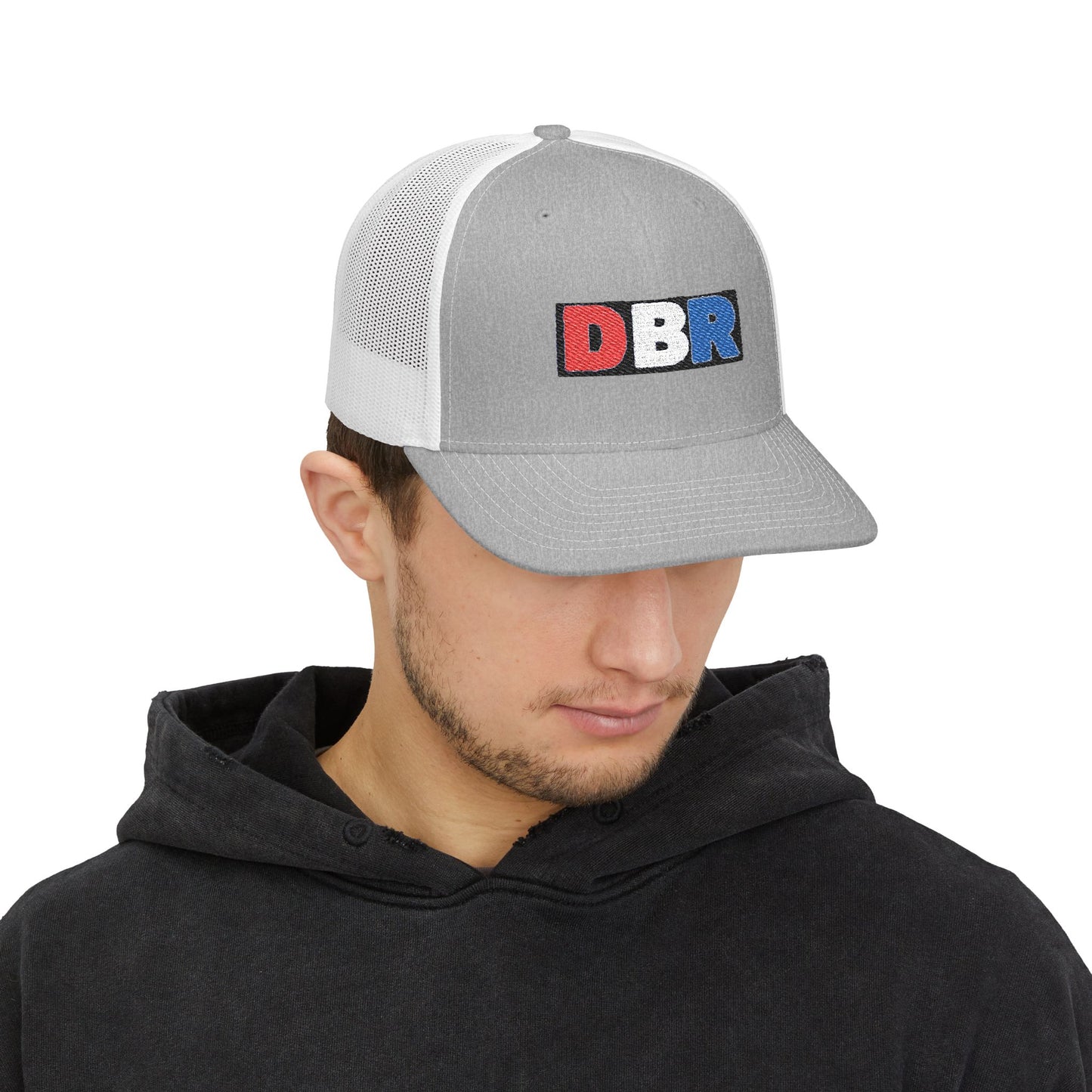DBR Embroidered Snapback Trucker Cap