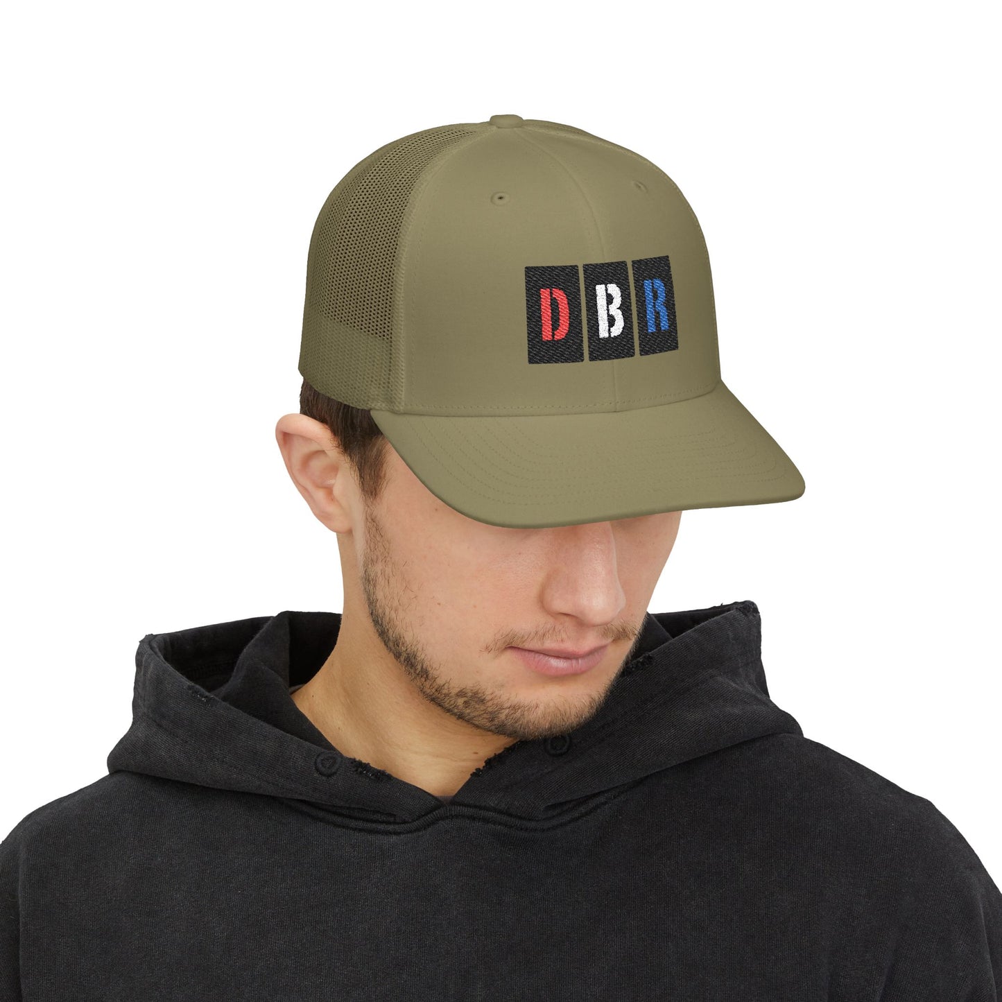 DBR Embroidered Snapback Trucker Cap