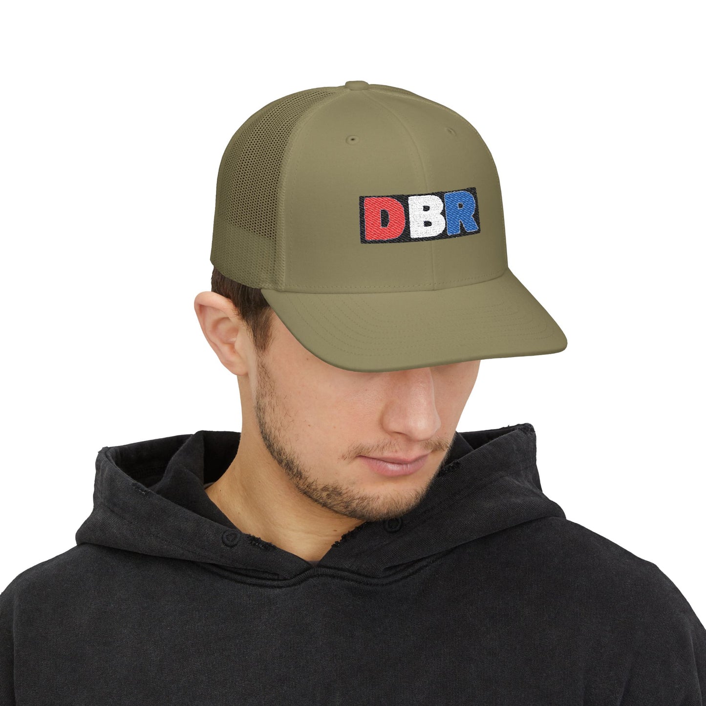 DBR Embroidered Snapback Trucker Cap