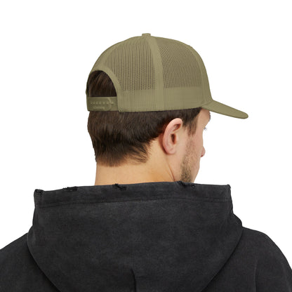 DBR Embroidered Snapback Trucker Cap
