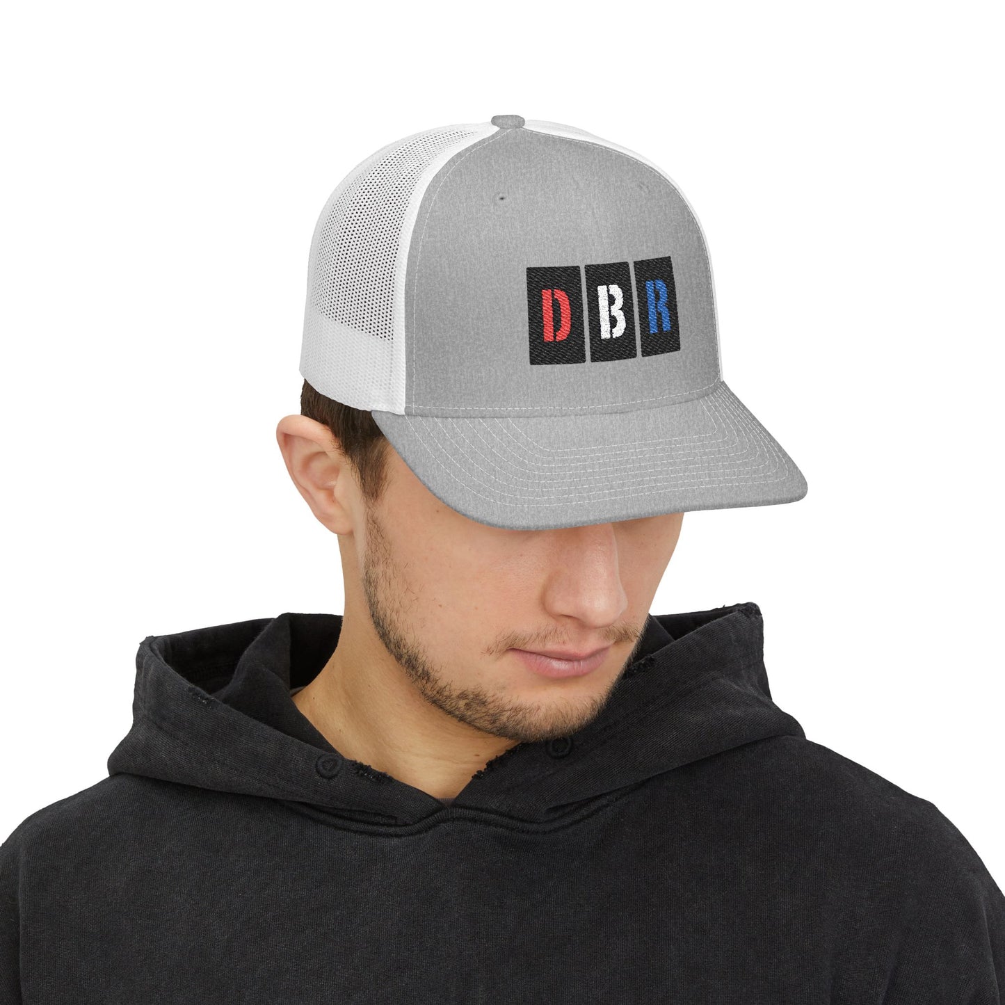 DBR Embroidered Snapback Trucker Cap