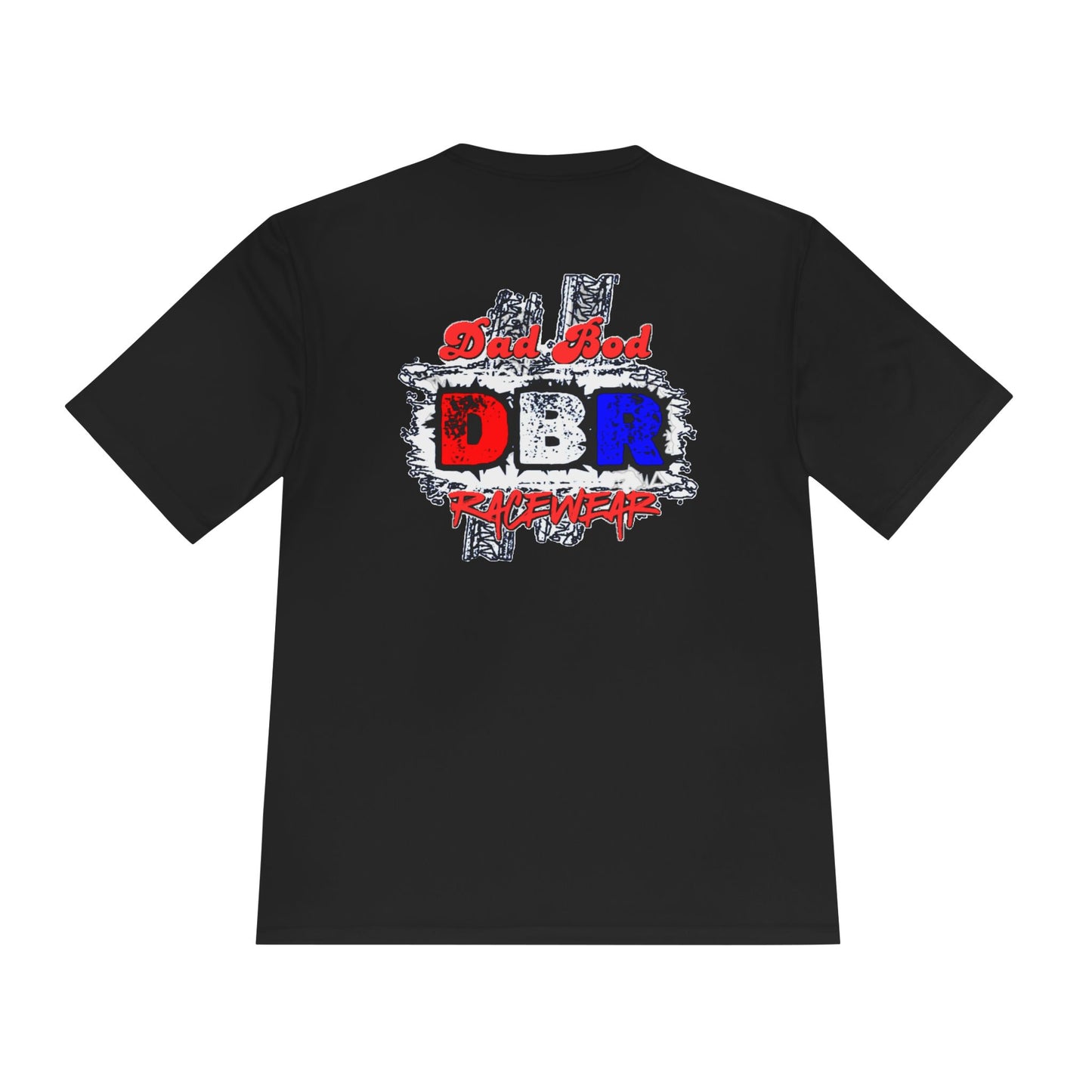 Unisex Moisture Wicking Tee - Dad Bod Graphic T-Shirt for Active Lifestyle