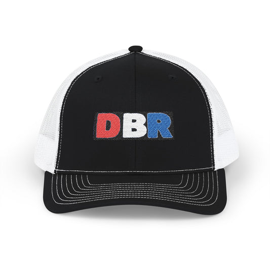 DBR Embroidered Snapback Trucker Cap