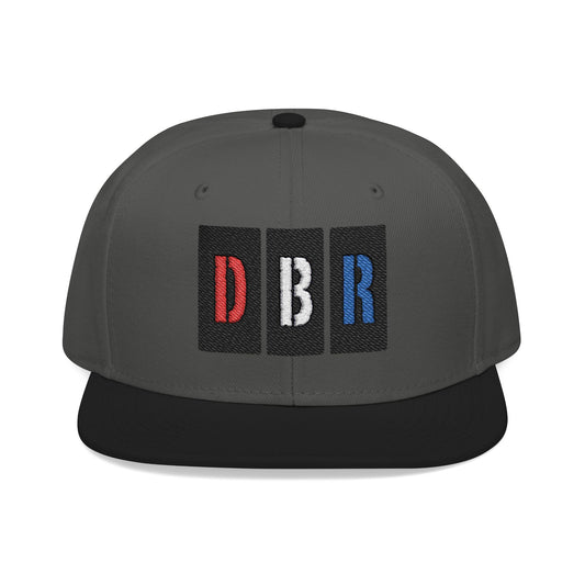 DBR Embroidered Snapback Cap - Stylish Streetwear for Everyday Use