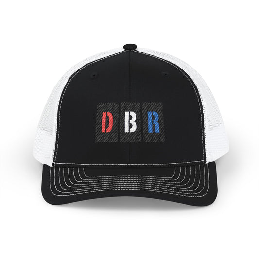 DBR Embroidered Snapback Trucker Cap