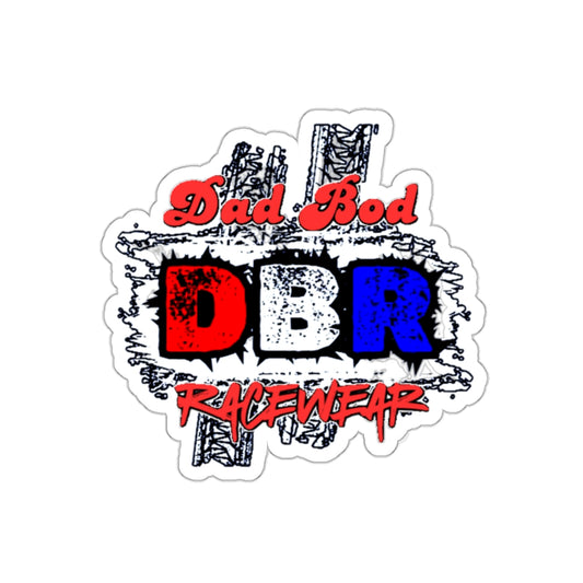 Dad Bod Racewear Die-Cut Stickers