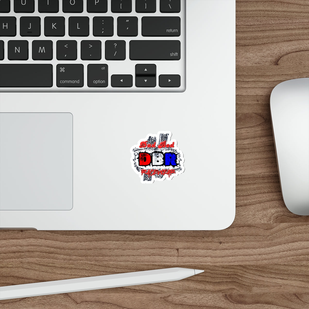 Dad Bod Racewear Die-Cut Stickers