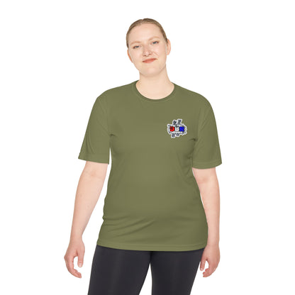 Unisex Moisture Wicking Tee - Dad Bod Graphic T-Shirt for Active Lifestyle