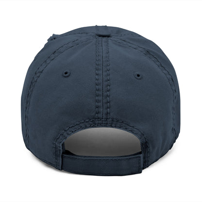 DBRDistressed Dad Hat, Casual Embroidered Cap